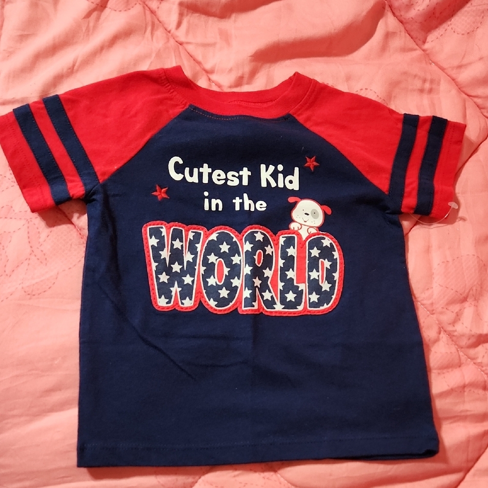 NWOT Kids Red and Blue Graphic T-Shirt